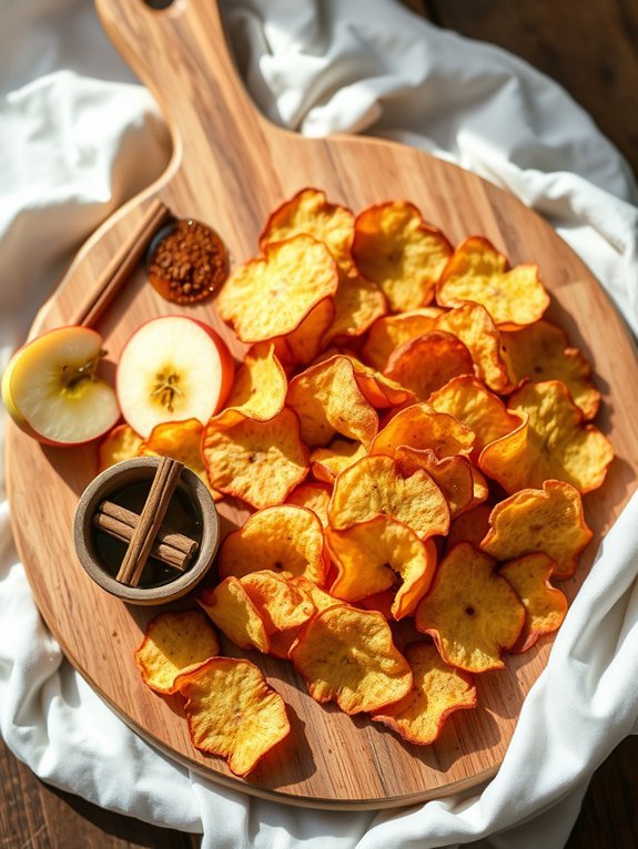 crispy healthy apple snacks