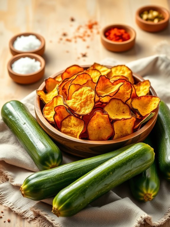 crispy healthy zucchini snacks