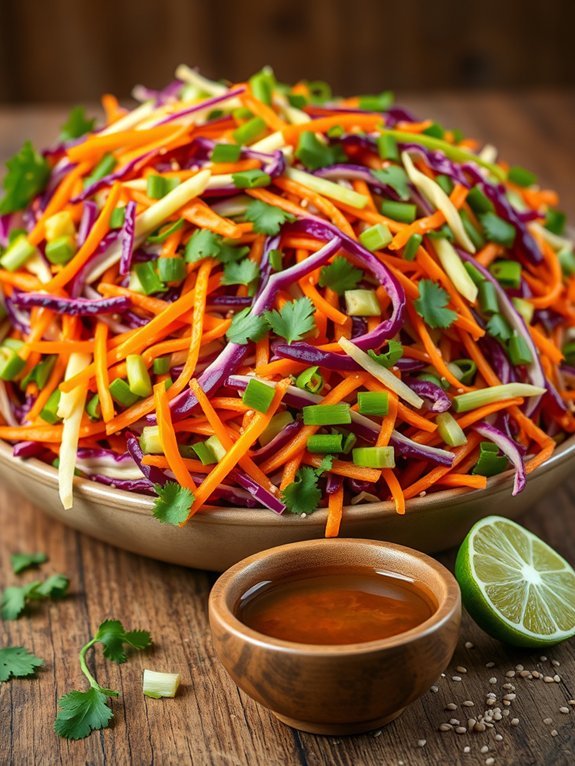 crunchy flavorful cabbage salad