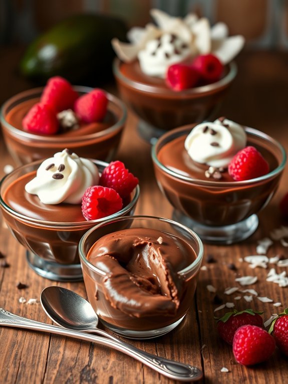 decadent chocolate avocado dessert