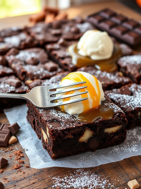 decadent chocolate brownie treat