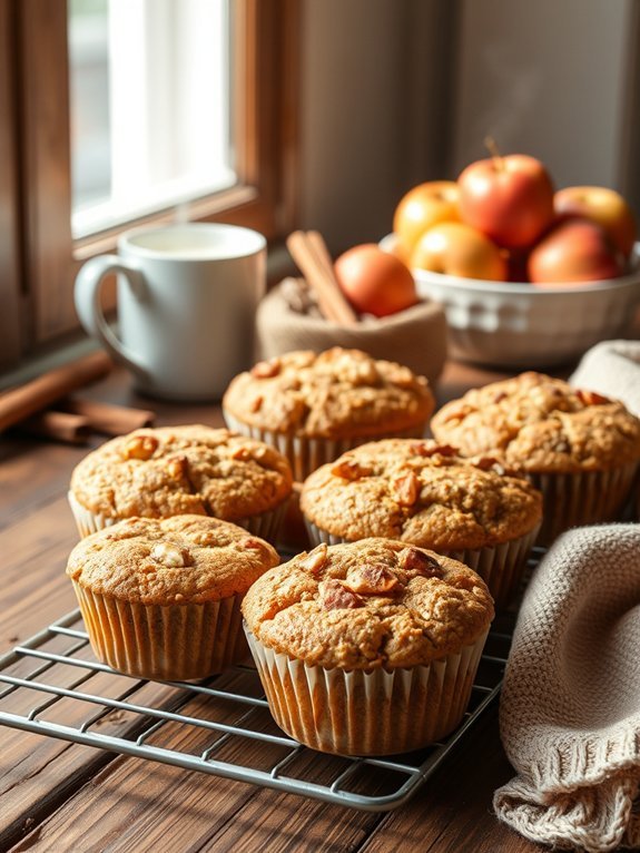 delicious apple cinnamon muffins