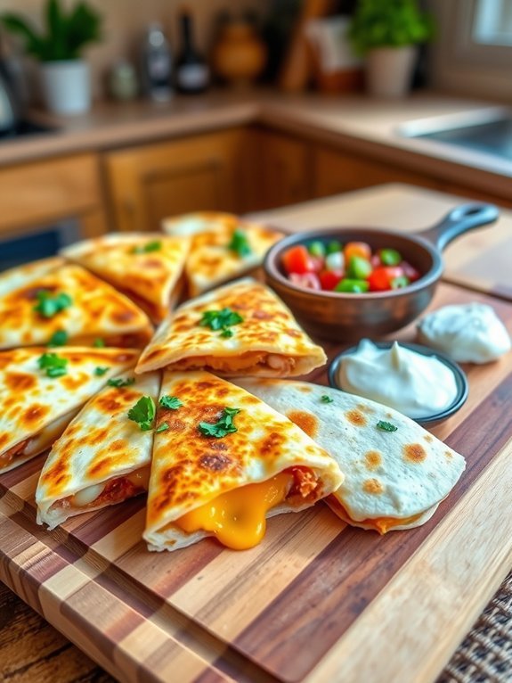 delicious bite sized quesadillas