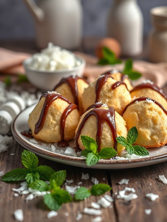 delicious coconut dessert bites