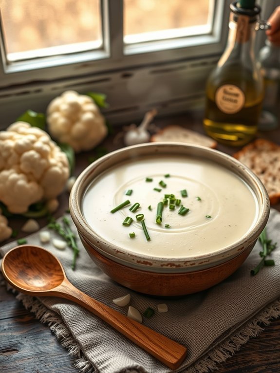 delicious creamy cauliflower soup