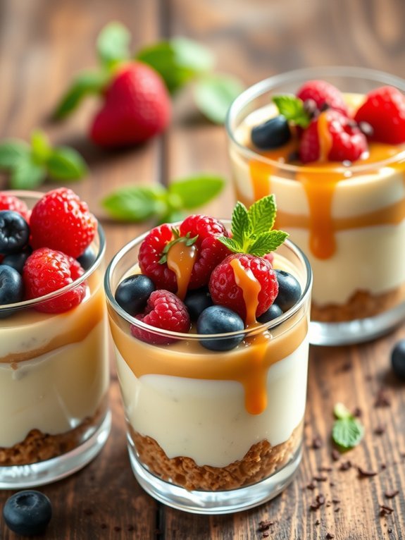 delicious creamy cheesecake dessert