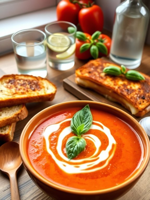 delicious creamy tomato soup