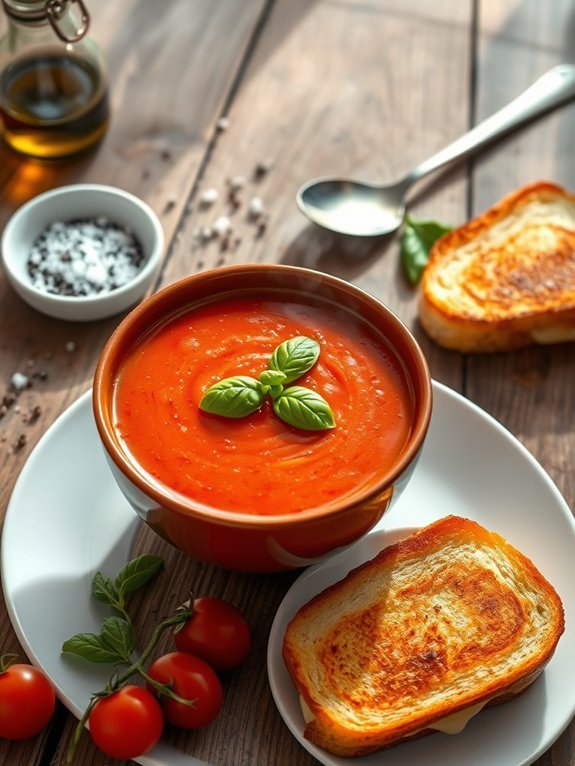 delicious creamy tomato soup