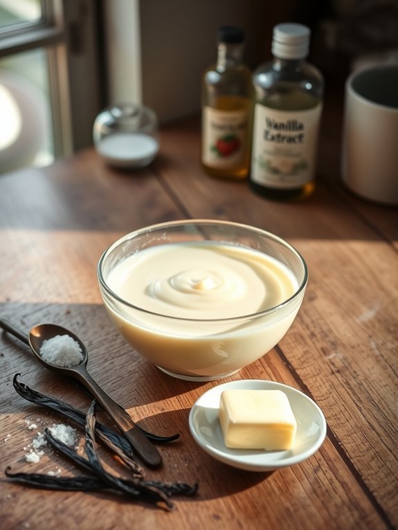 delicious creamy vanilla dessert