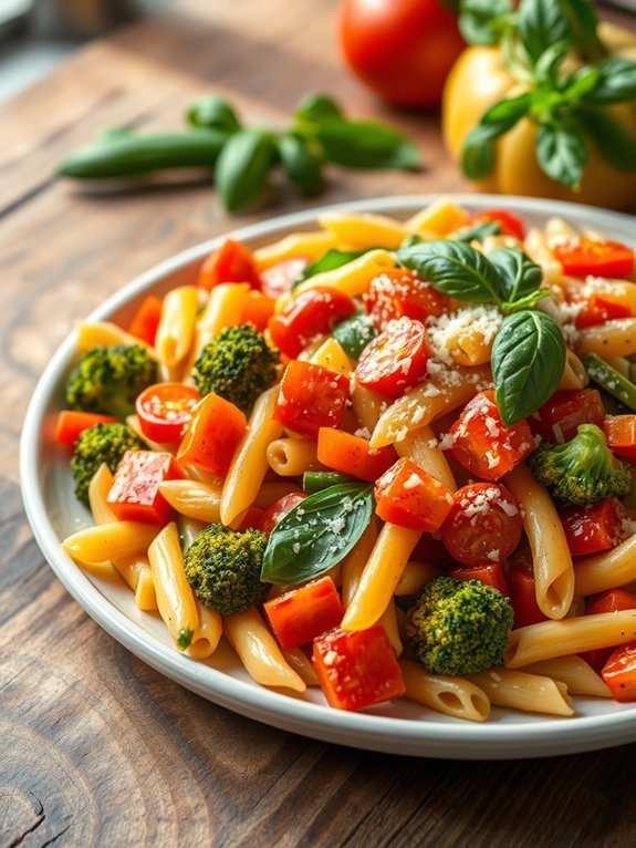 delicious gluten free vegetable pasta