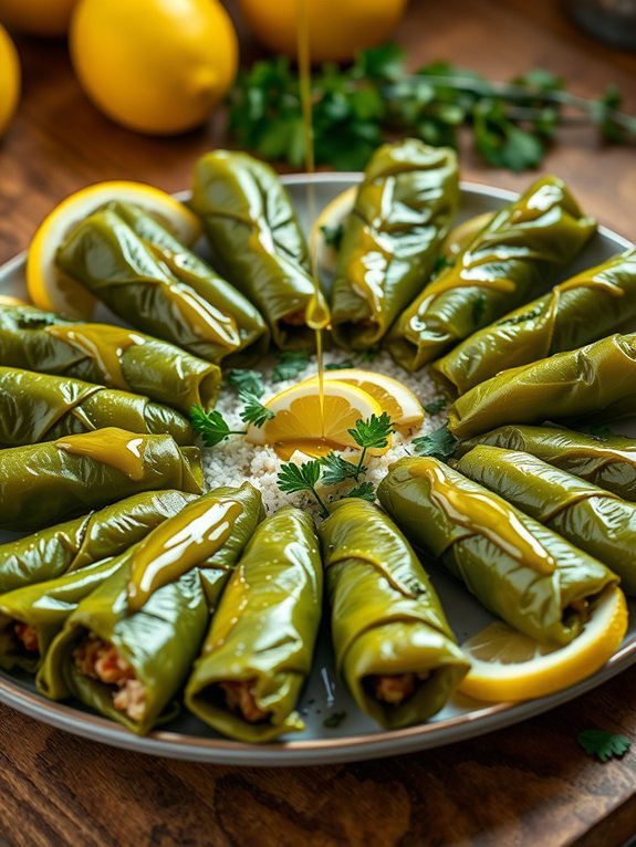 delicious grape leaf rolls