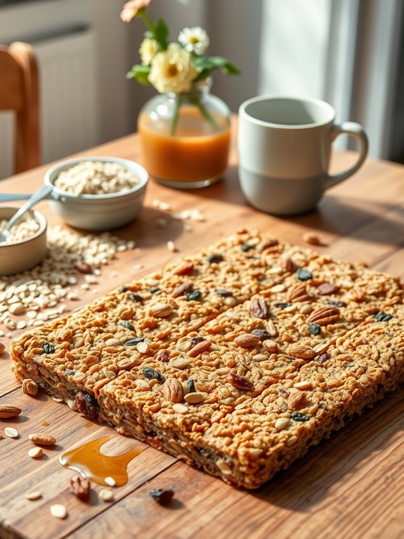 delicious homemade granola bars