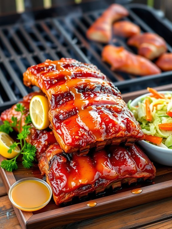 delicious honey mustard ribs