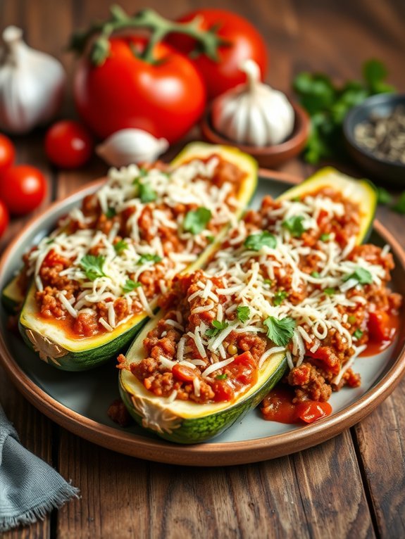 delicious italian zucchini boats