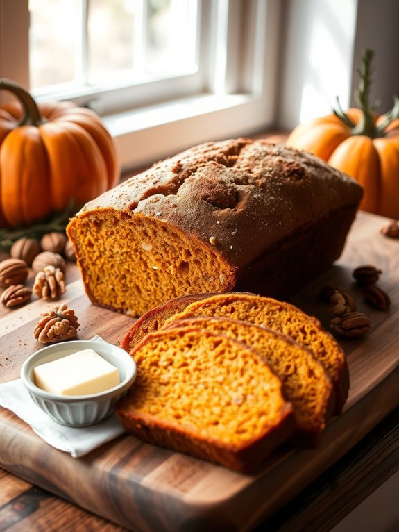 delicious keto pumpkin bread