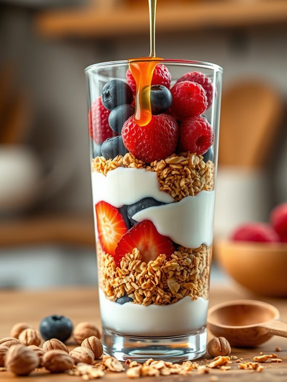 delicious layered yogurt dessert