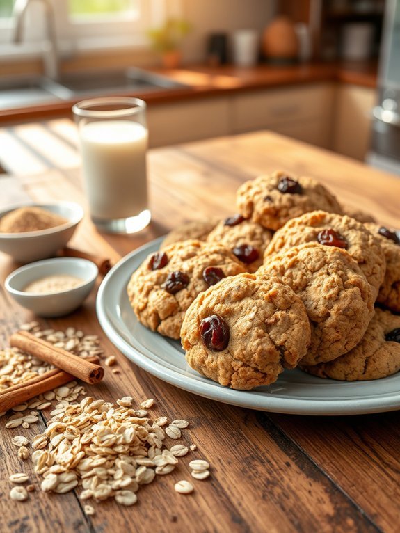 delicious oatmeal raisin cookies