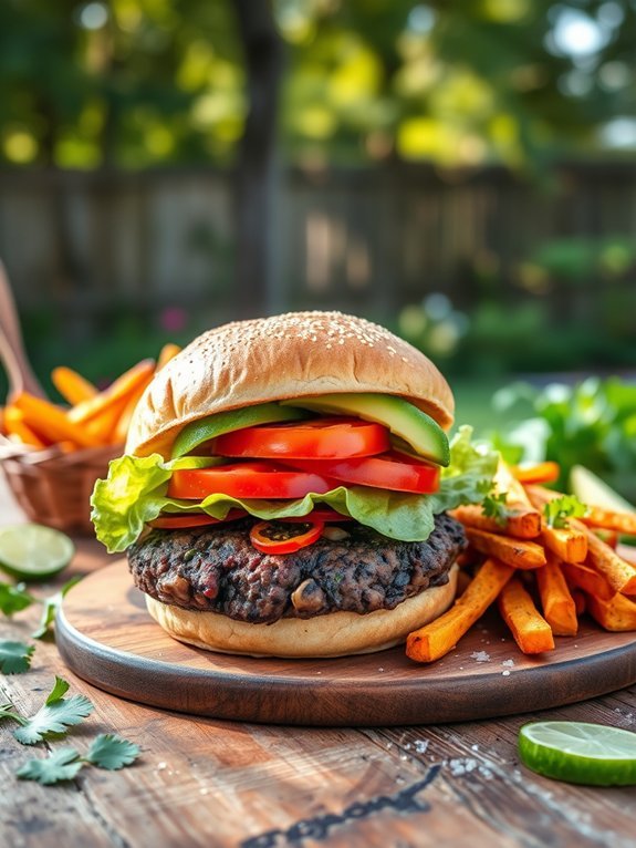 delicious plant based burger recipe