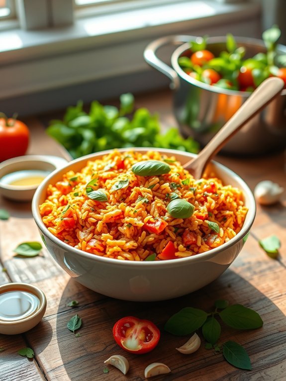 delicious seasoned tomato rice