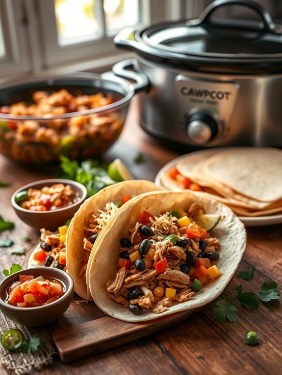 delicious slow cooker tacos