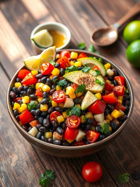 delicious southwest black bean salad