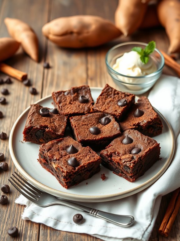 delicious sweet potato brownies