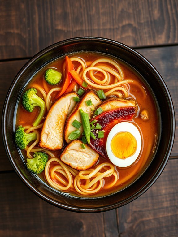 delicious teriyaki chicken ramen