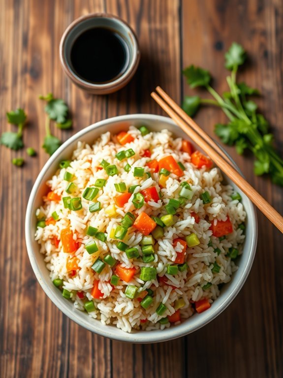 delicious vegetable fried rice