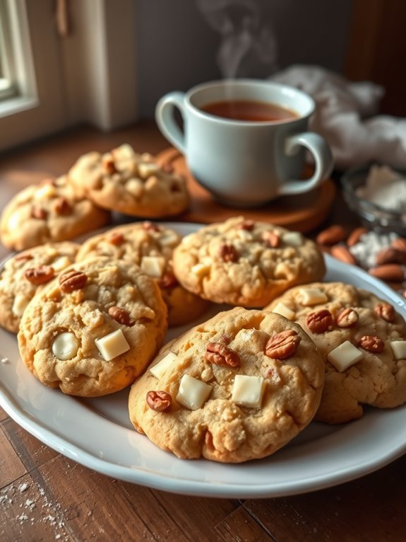 delicious white chocolate cookies