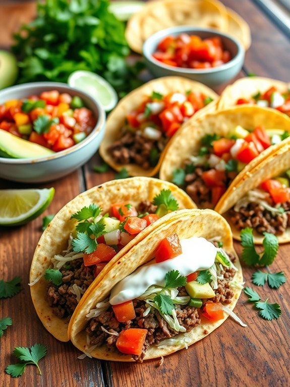 deliciously easy beef tacos