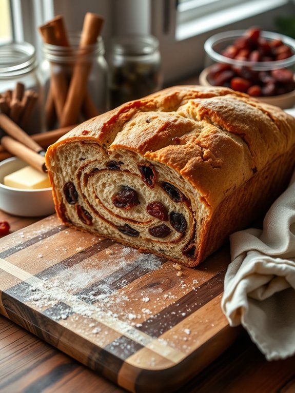 deliciously spiced sweet bread