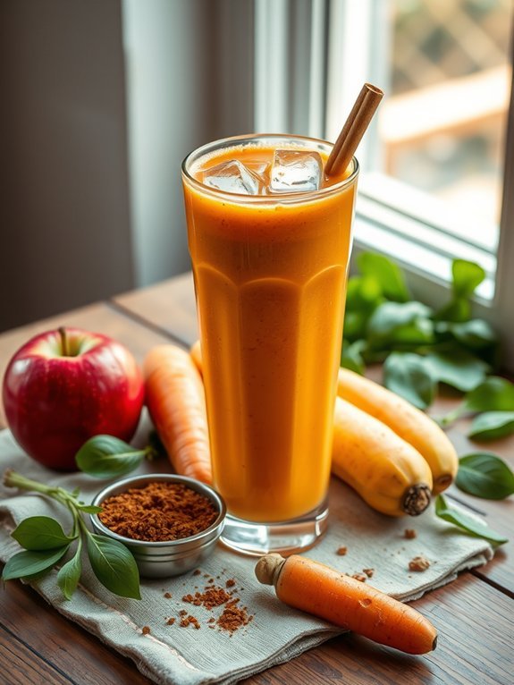 detox smoothie with spices