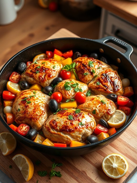 easy mediterranean chicken dish