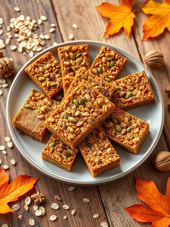 fall flavored crunchy snacks