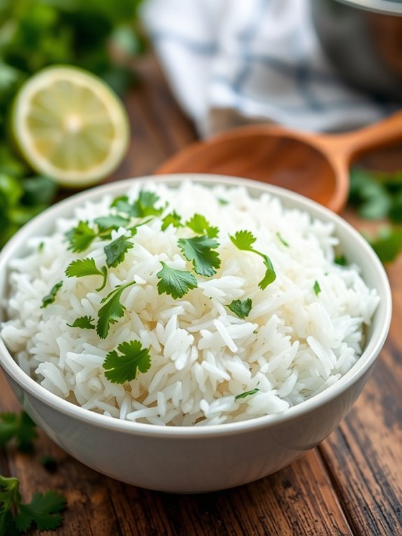 flavorful cilantro lime rice