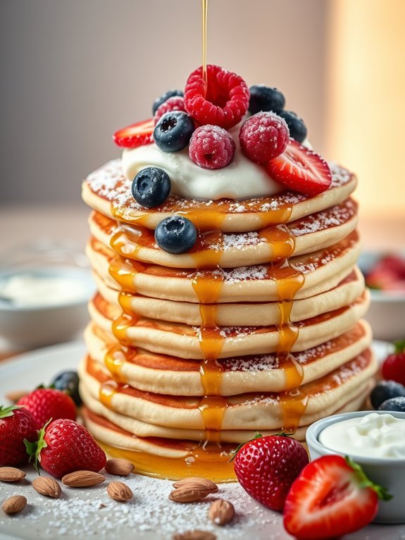 fluffy low carb pancake recipe