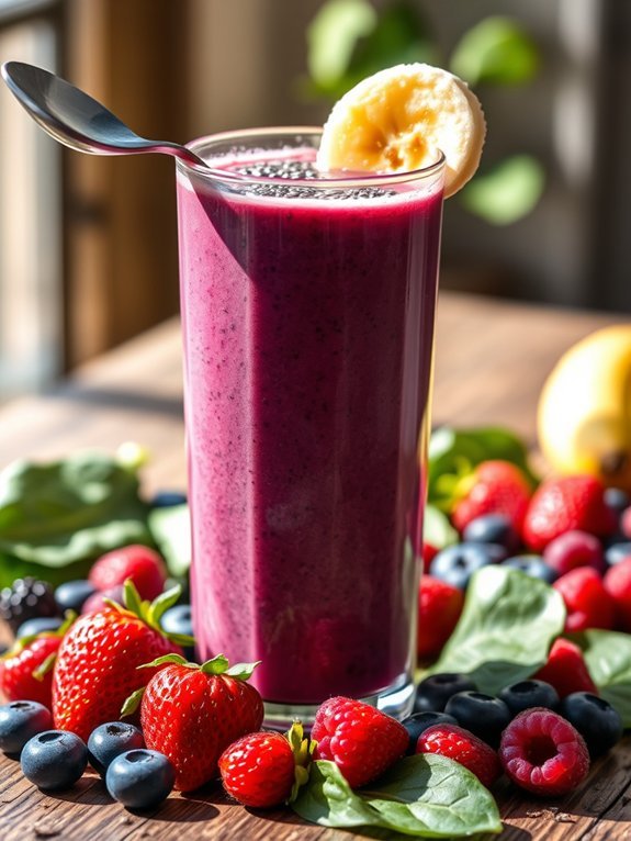 fruity refreshing smoothie blend