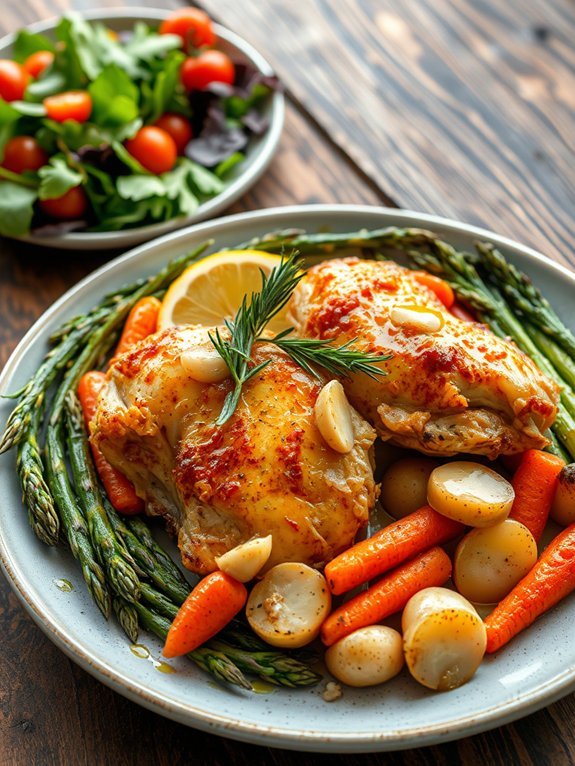 garlic rosemary baked chicken