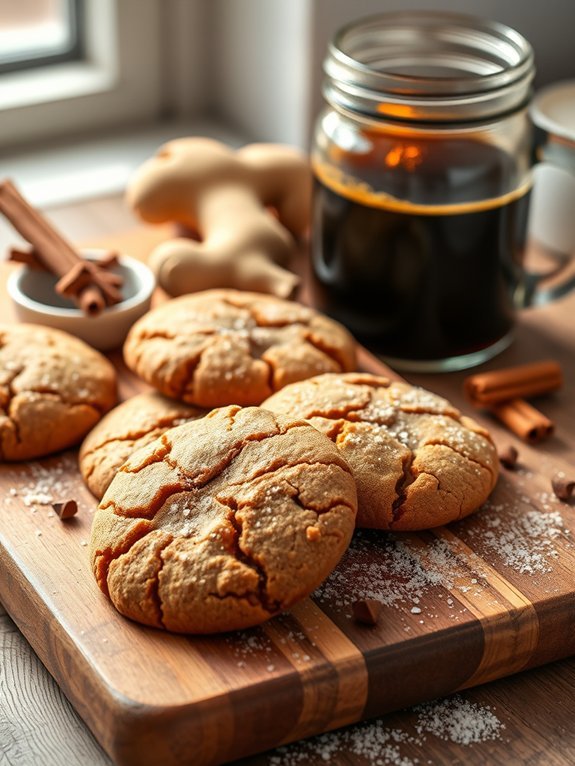 gluten free ginger molasses cookies