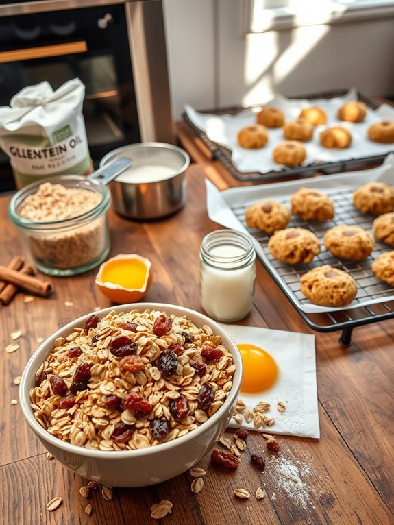 gluten free oatmeal raisin cookies