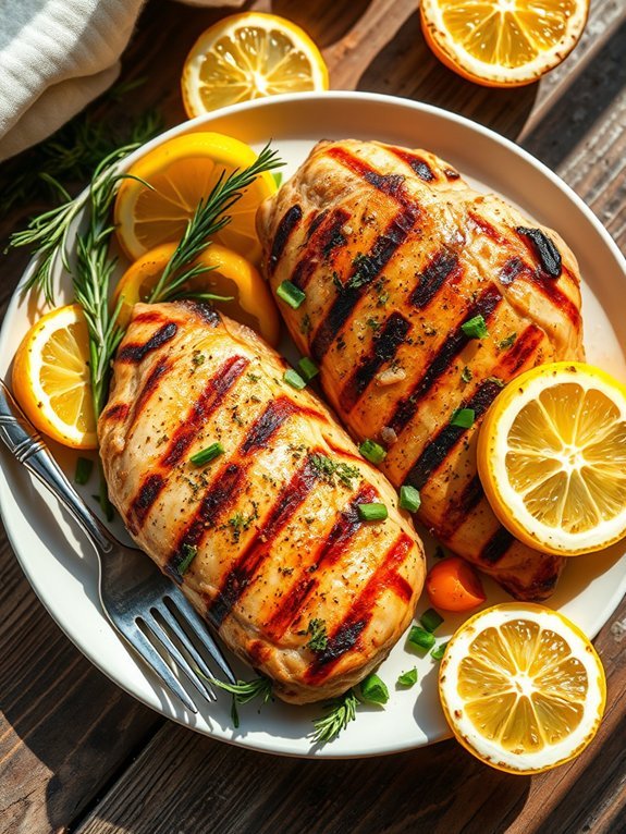 grilled chicken with lemon herbs