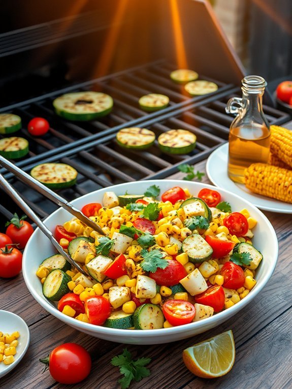 grilled vegetable salad mix