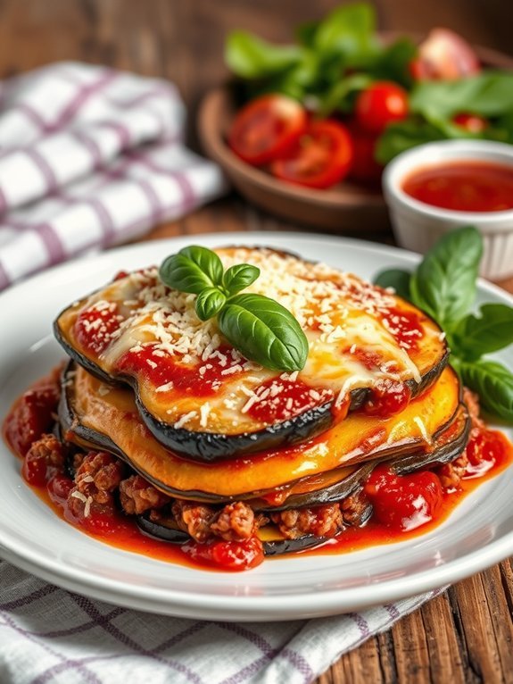 ground turkey eggplant dish