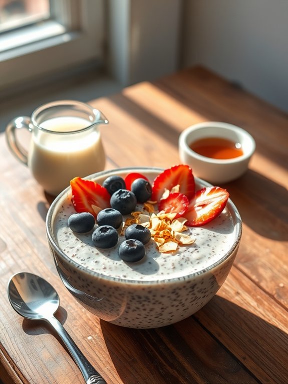 healthy chia seed dessert