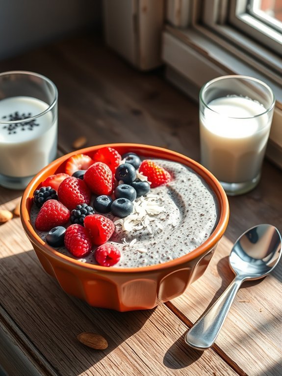 healthy chia seed dessert