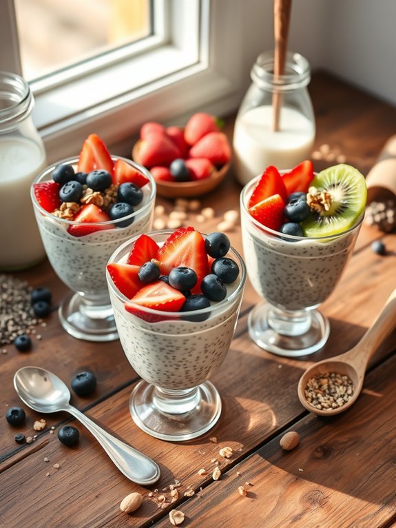 healthy chia seed dessert