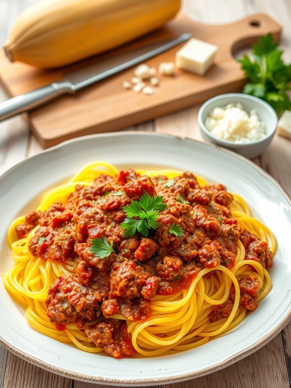 healthy spaghetti squash dish