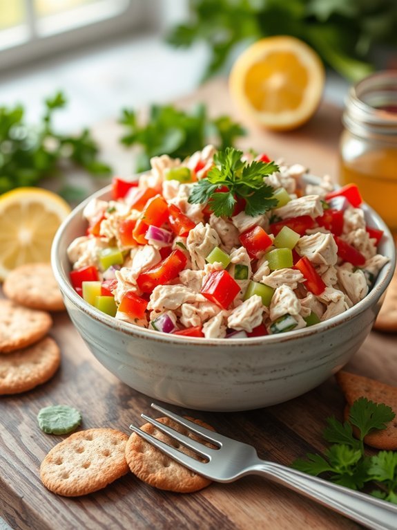 healthy yogurt chicken salad