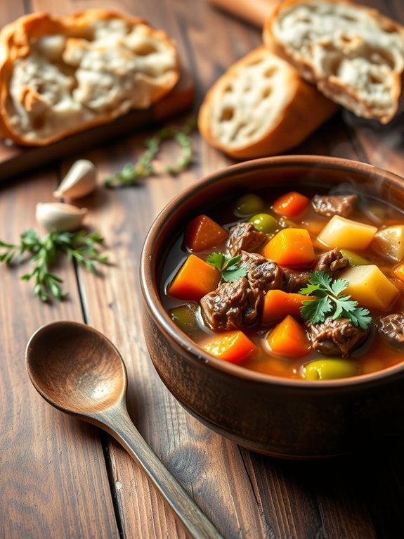 hearty beef vegetable soup