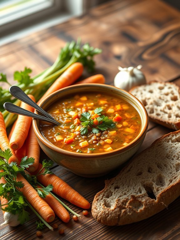 hearty lentil soup recipe